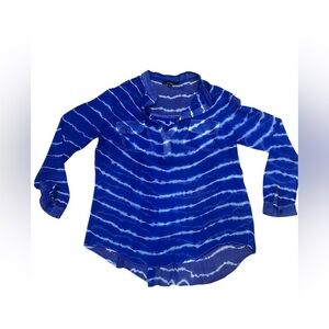 Olivaceous Blue Relaxed Blouse